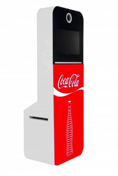 Photobooth au Luxembourg - Habillage Coca Cola